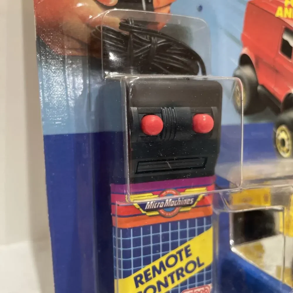 MICRO MACHINES Remote Control Fire Truck 1989 Sealed. And Blaze And Roar 7440